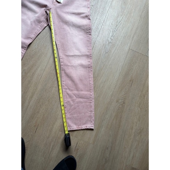 Levis 501 Original High Rise Straight Leg Jeans Pink Sun Faded Wash NWT - Picture 3 of 7